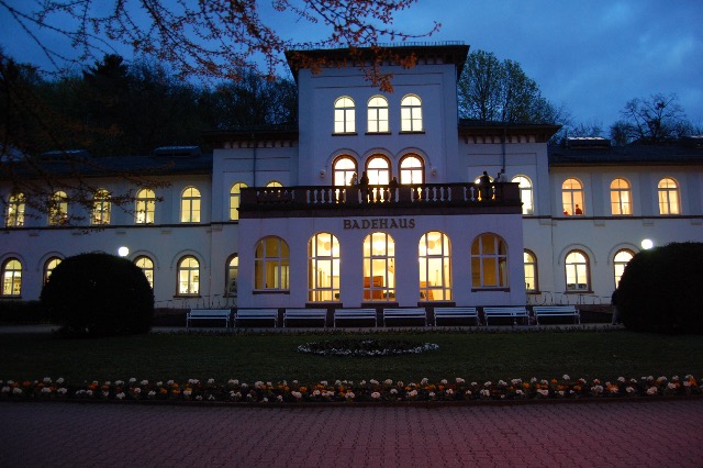 Kunstkabinett (oben links) im Badehaus in Bad Soden am Taunus